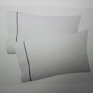 Ralph Lauren Palmer Percale Two King Size Pillowcases  NWT